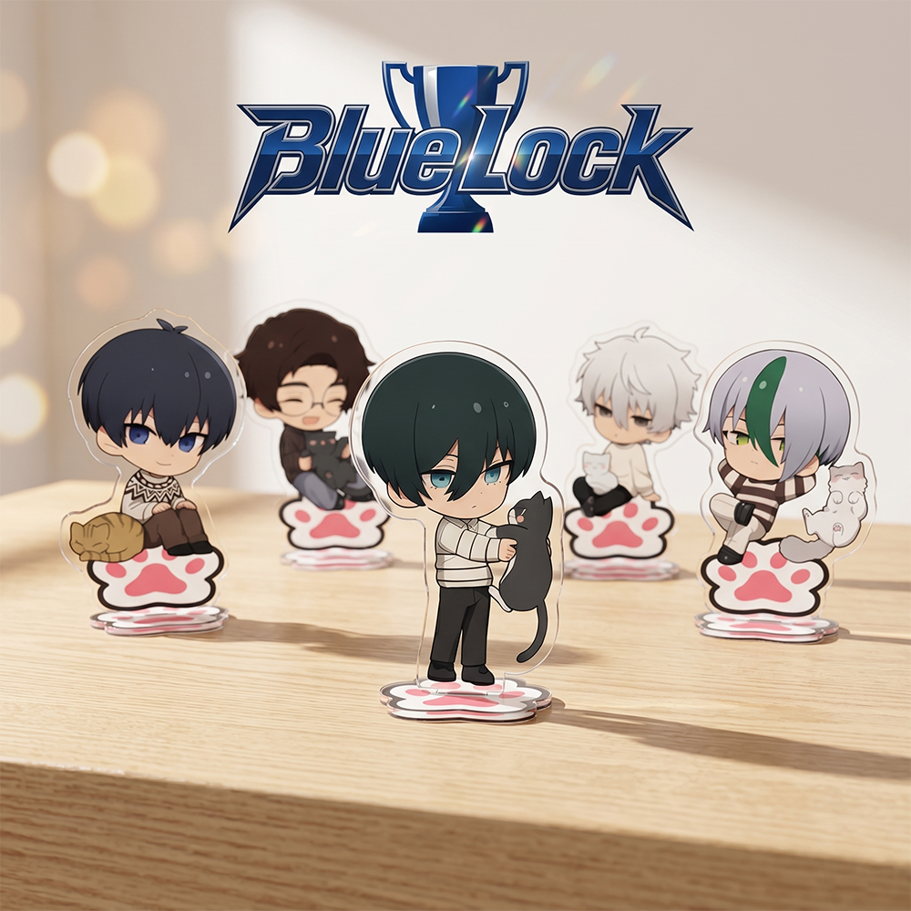 Chain Lock Combination - Blue Lock Cat Style 10CM Double