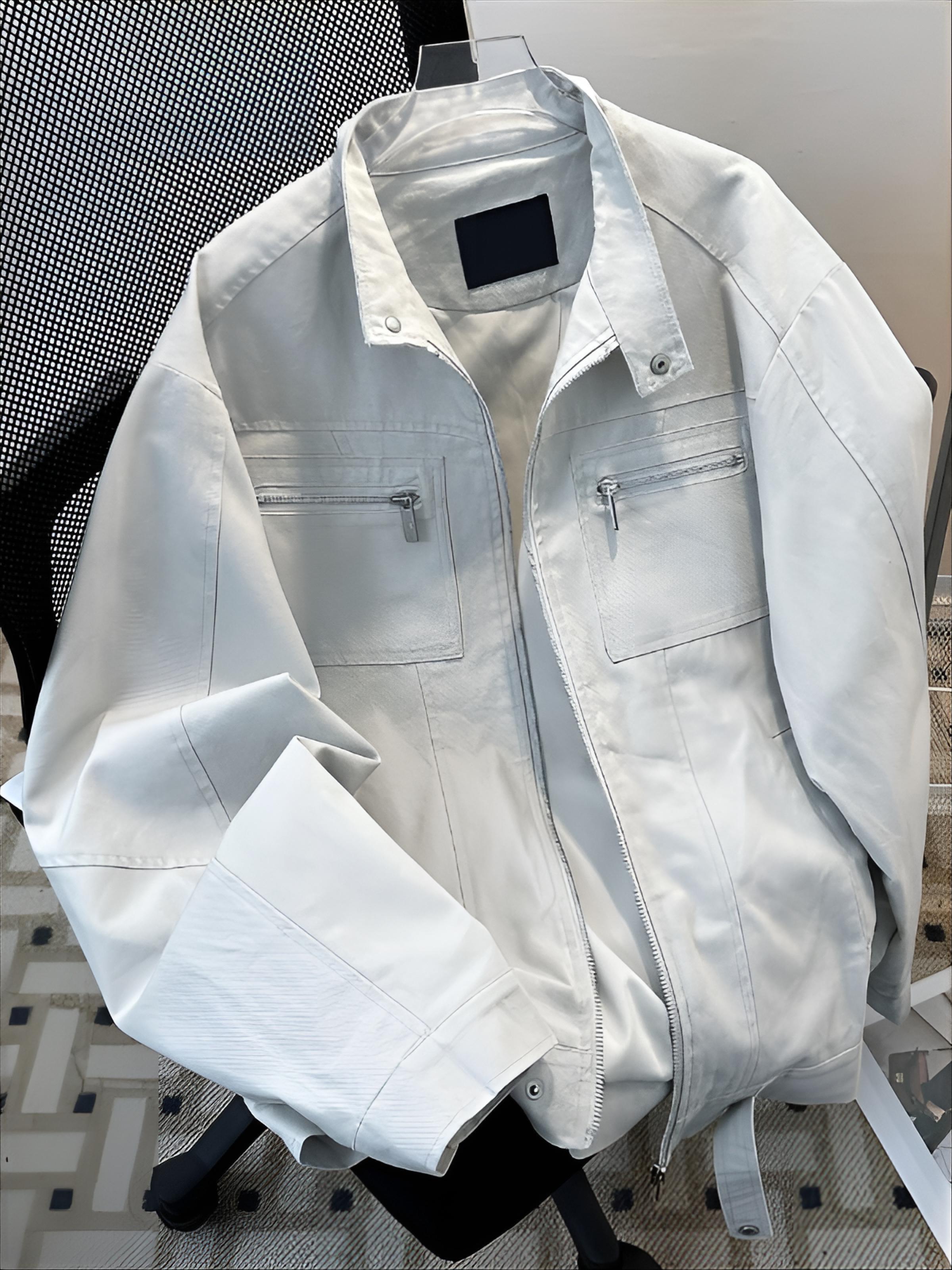 Cycling Commute Jacket - Mens Jacket Coat Reflective Yellow Bike