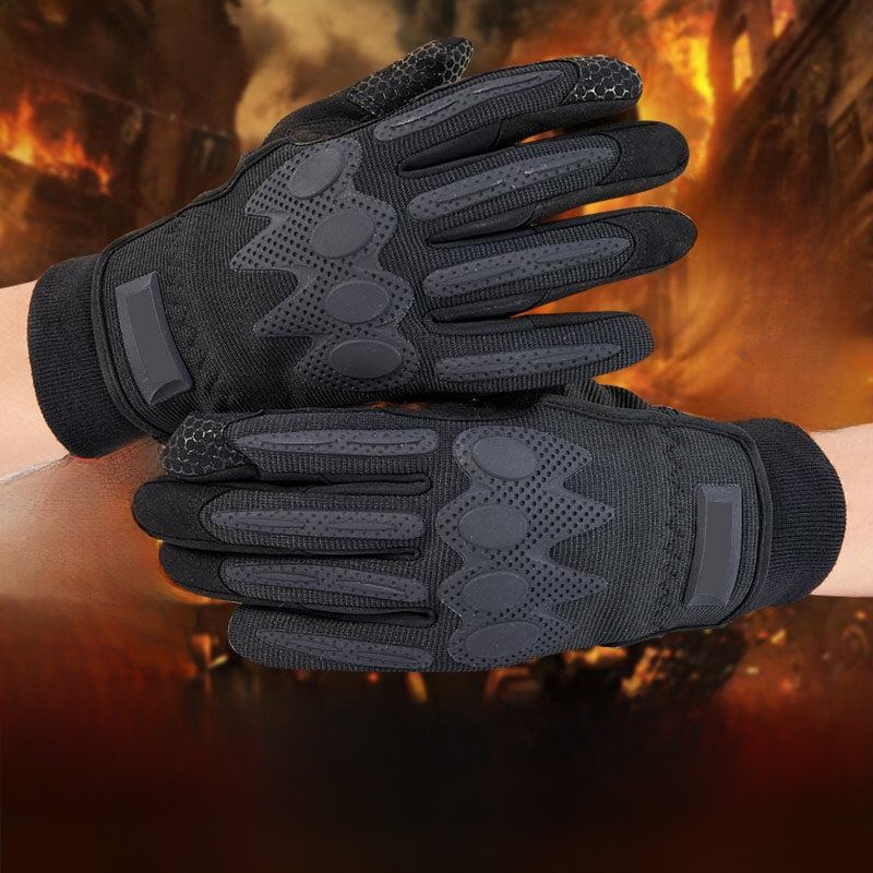 Winter Cycling Commute - Men's Tactical Gloves Thermal Fleece Cycling