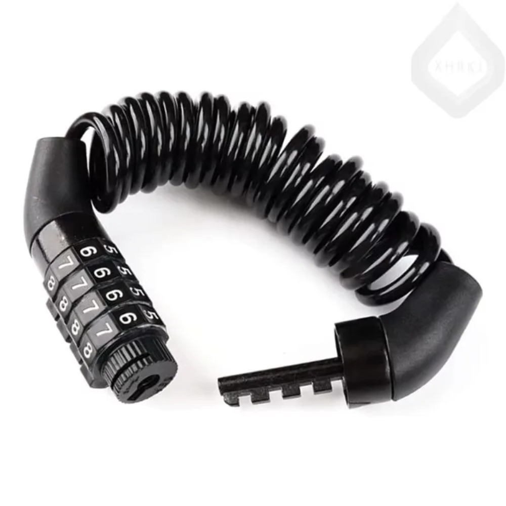 Chain Lock Combination - Bicycle Motorcycle Helmet Lock 4-Digit Password