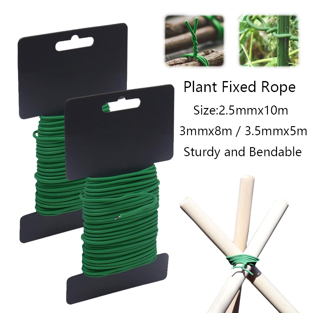 Cable Lock Flexible - 5/8/10m Reusable Plant Support Tie, Steel