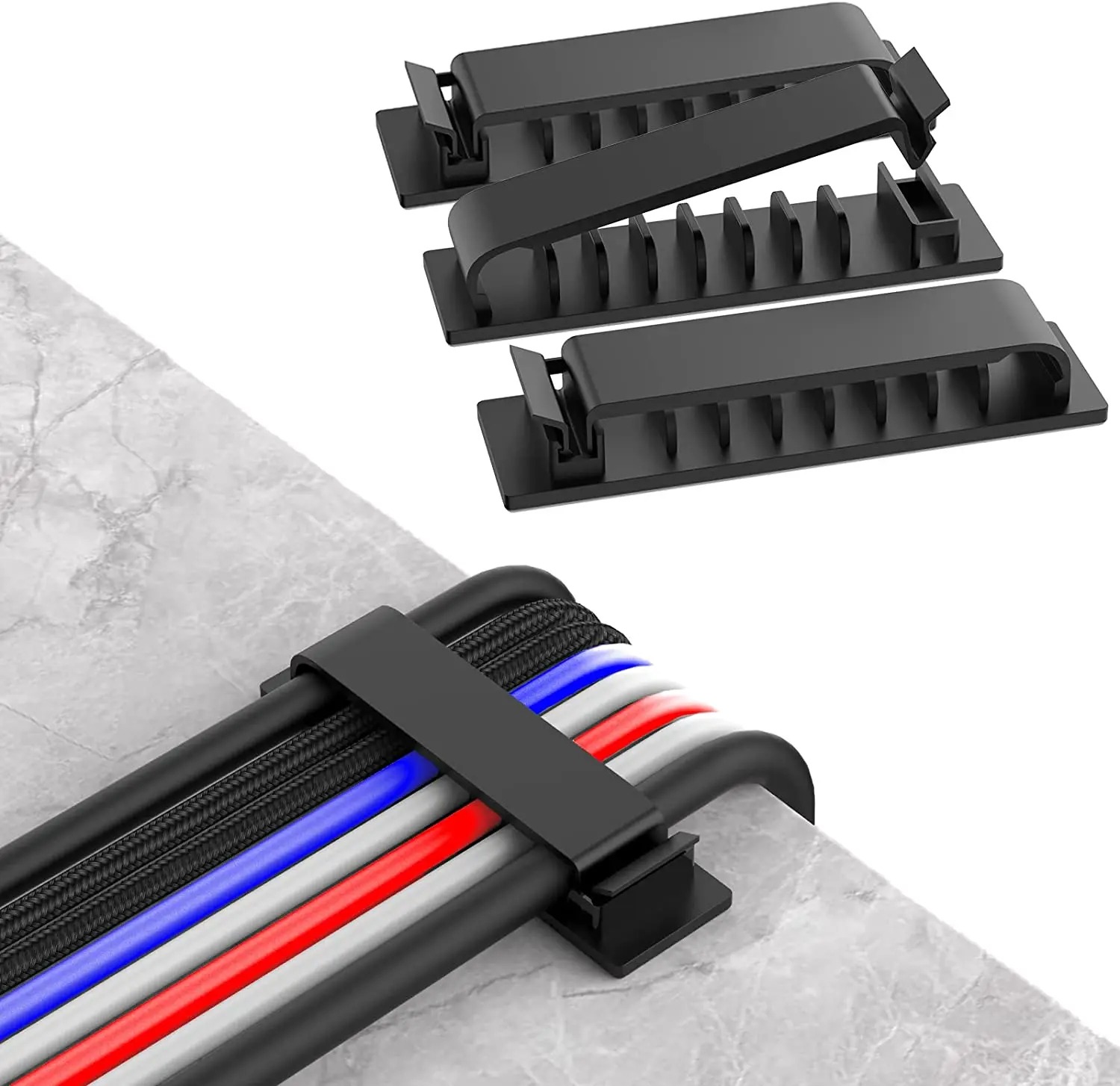 Cable Lock Flexible - Flexible Silicone Cable Organizer Cord Management