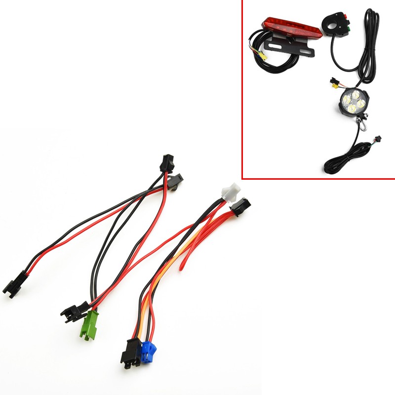Bike Light Front Rear - 24-60V Electric Bike Light Connection Line