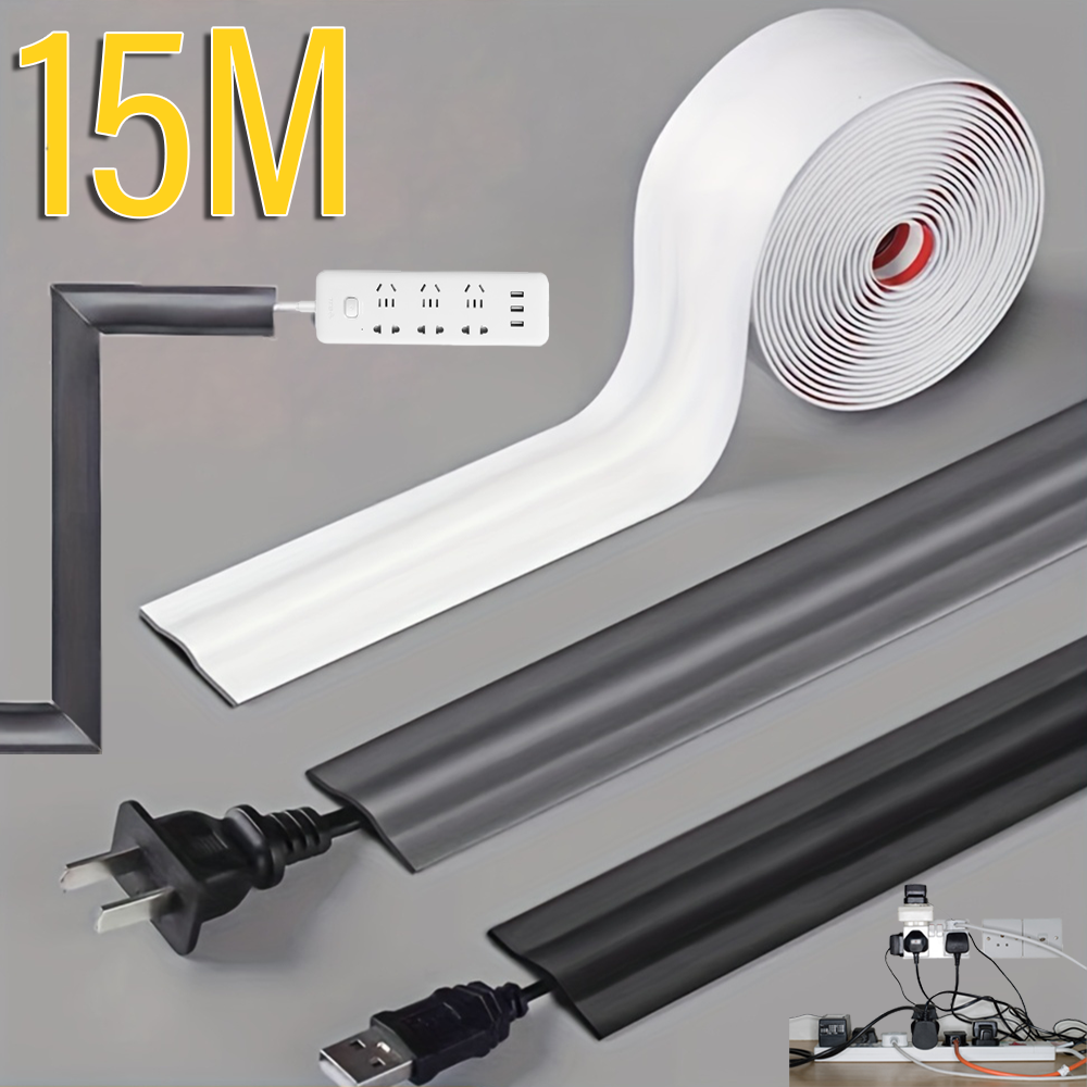 Cable Lock Flexible - Cable Management Self-Adhesive PVC Insulated Cable