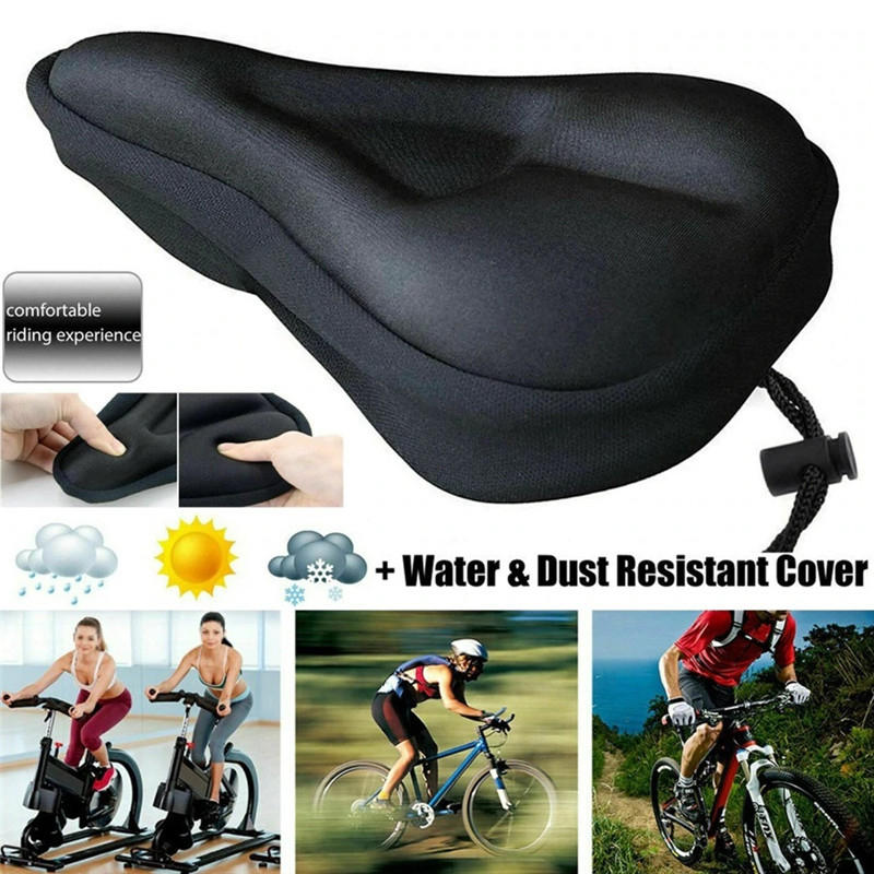 Commuting By Bike - Bicycle Saddle Covers Pad Soft Thick