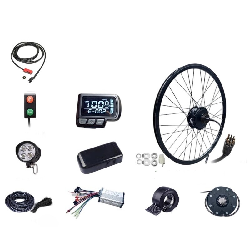 Cycling Commute Speed - Front Rear Drive E-Bike Conversion Kit