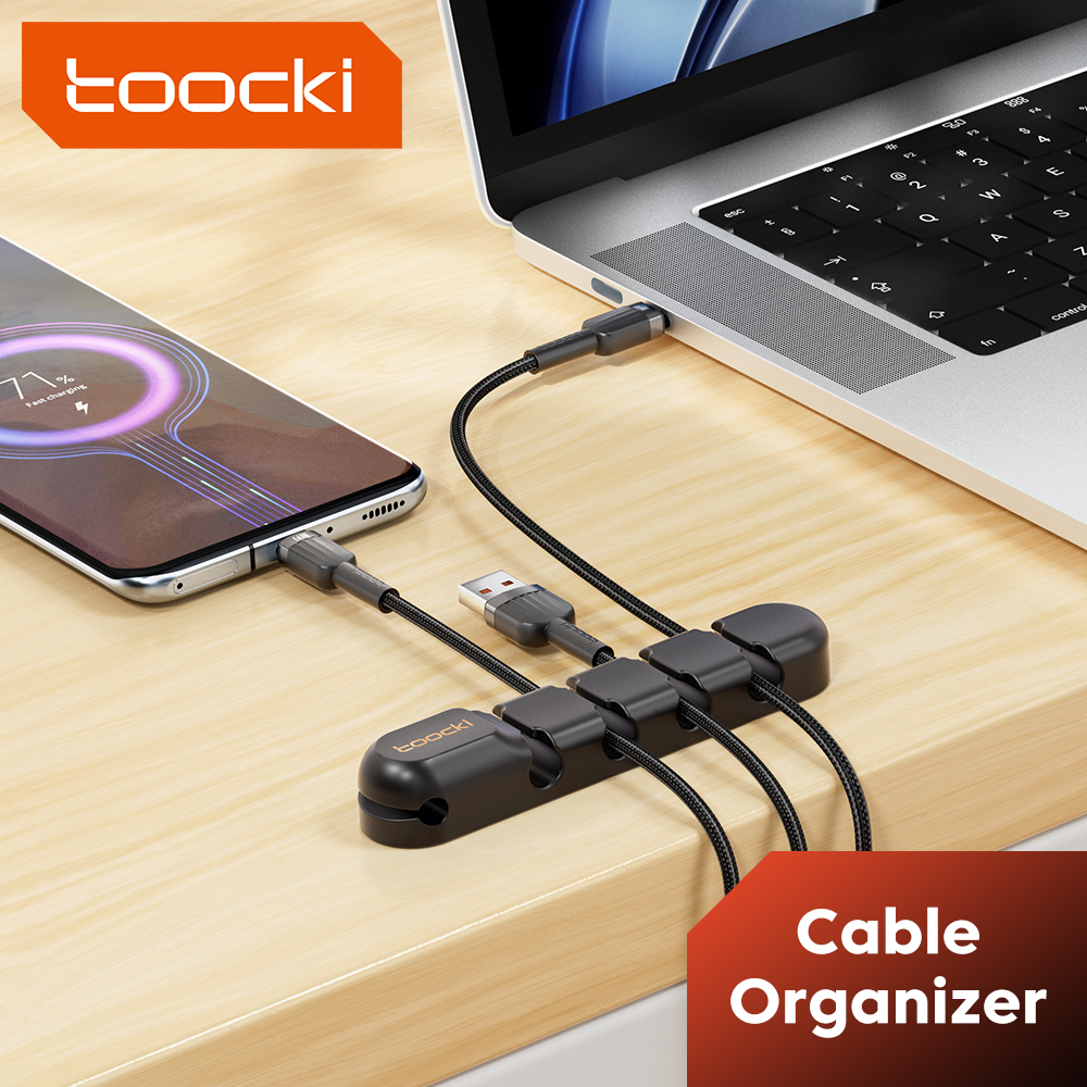 Cable Lock Flexible - Toocki Cable Organizer 3 5 7