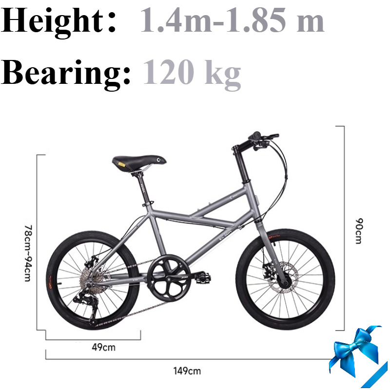 Cycling Commute Speed - 20Inch Aluminum Alloy Ultra-light Variable Speed