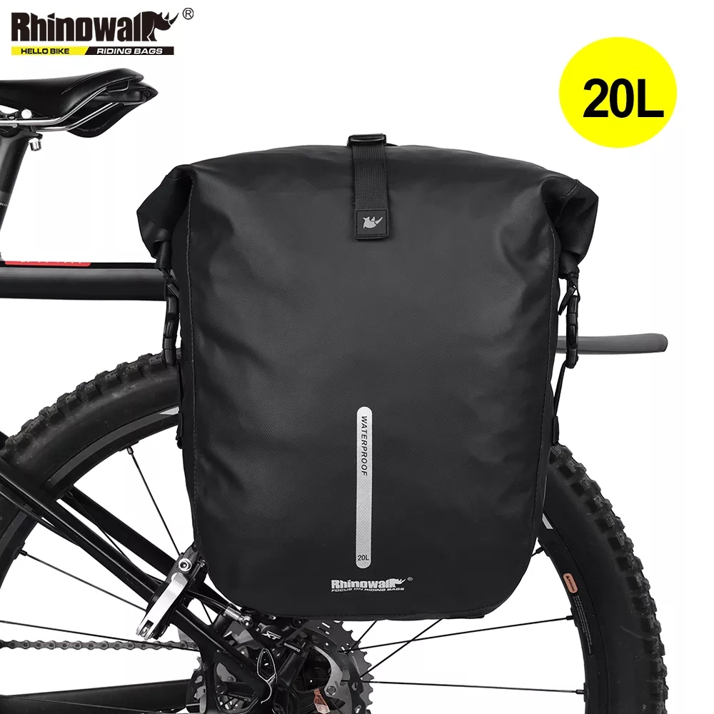 Cycling Commuter Backpack - Rhinowalk Waterproof Bike Pannier Backpack 20L