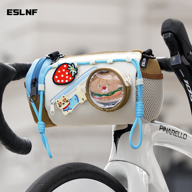 Cycling Commute Bag - ESLNF Large-capacity Bicycle Bag Cartoon Velcro