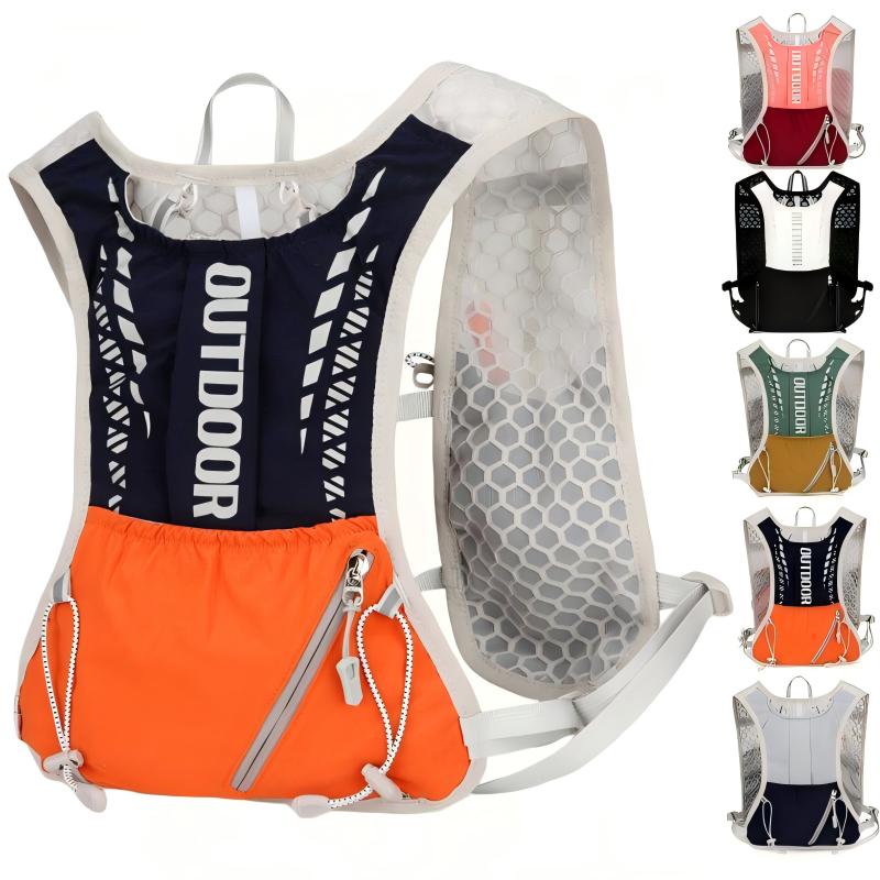 Cycling Commuter Backpack - Reflective Running Hydration Vest,Ultralight Backpack for