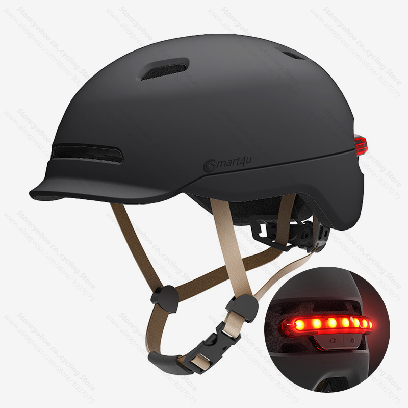 Cycling In City - smart4u cycling helmet with tail light