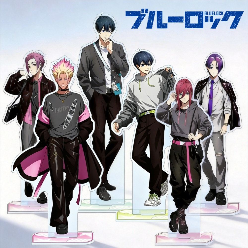 Chain Lock Combination - Anime Blue Lock Acrylic Stand Keychain