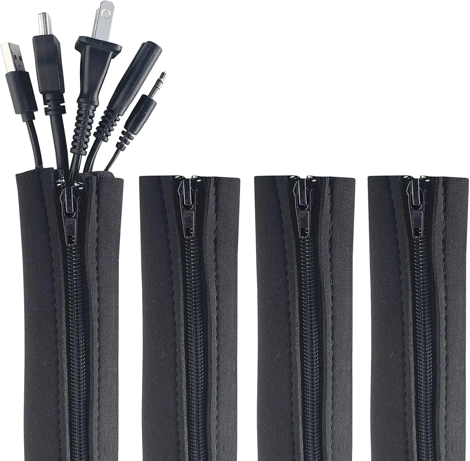Cable Lock Flexible - Universal Cable Management Sleeve Cord Organizer
