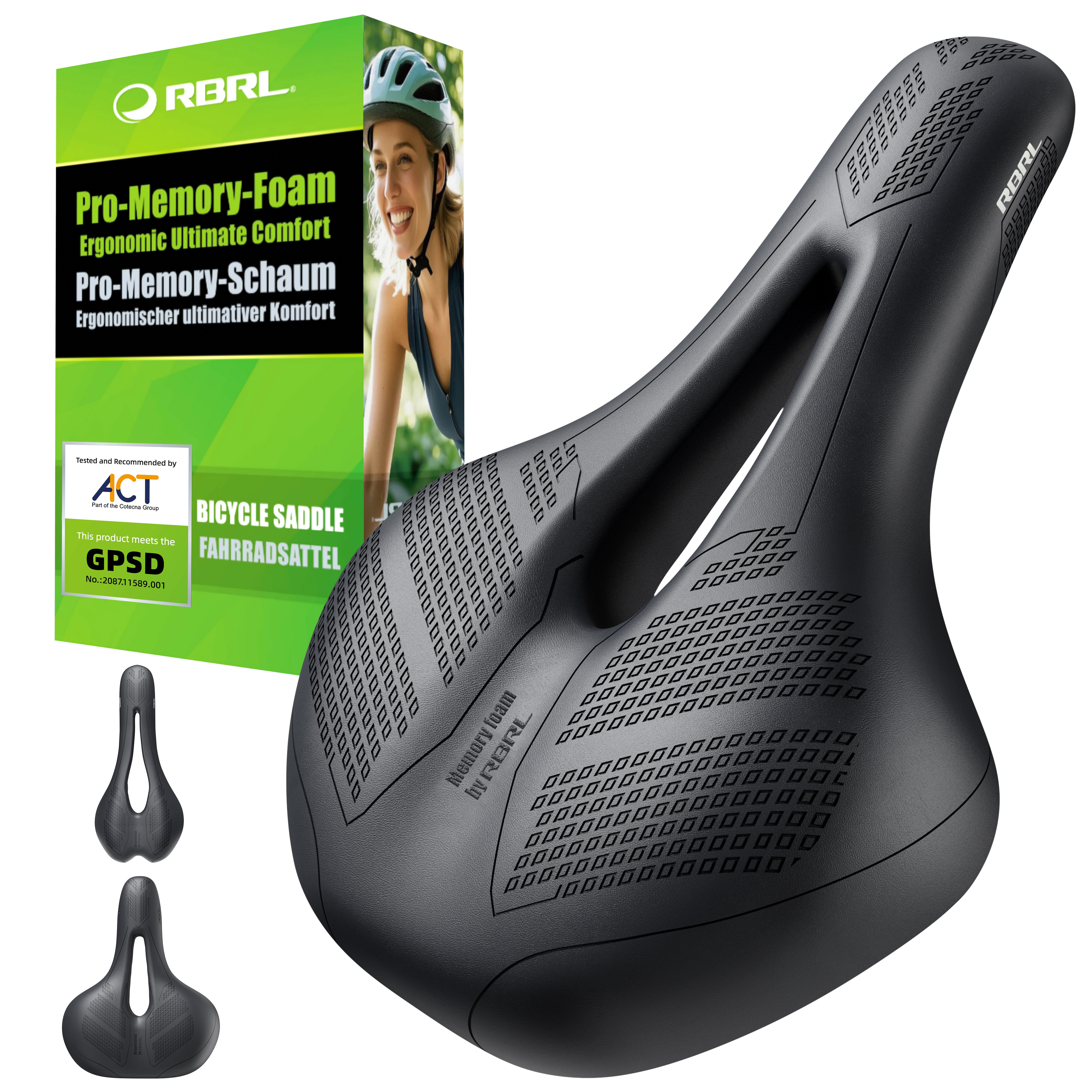 Cycling In City - RBRL Bicycle Saddle Waterproof Bike Seat