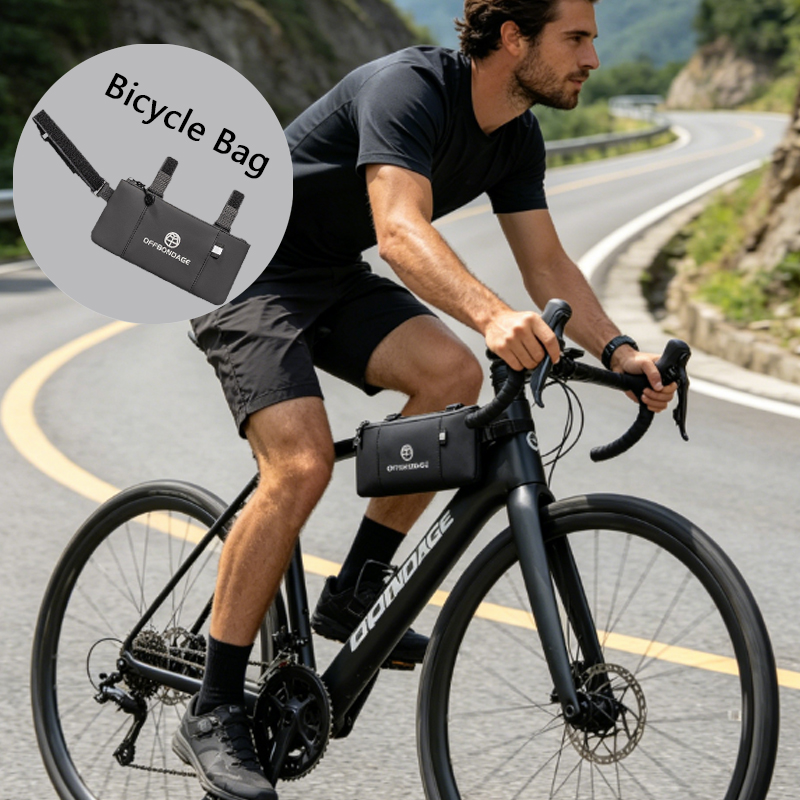 Cycling Commute Essentials - 1pcs Waterproof Bike Front Handlebar Bag,Durable