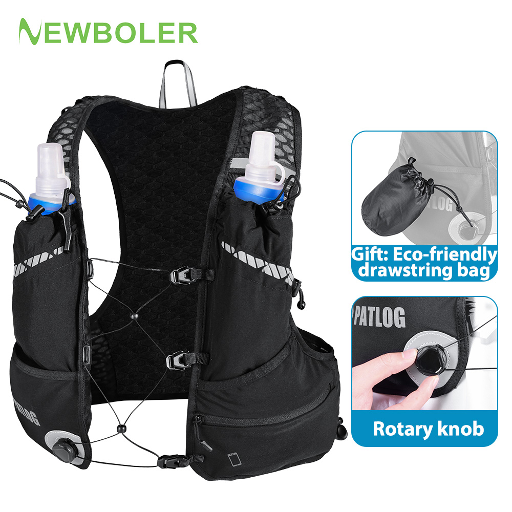 Cycling Commuter Backpack - 8L Breathable Hydration Vest Trail Running