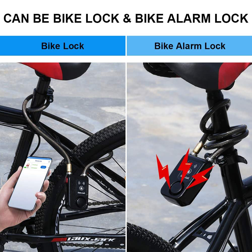 Bluetooth Smart Bike Lock Wate - Chain Lock Combination 评论和价格