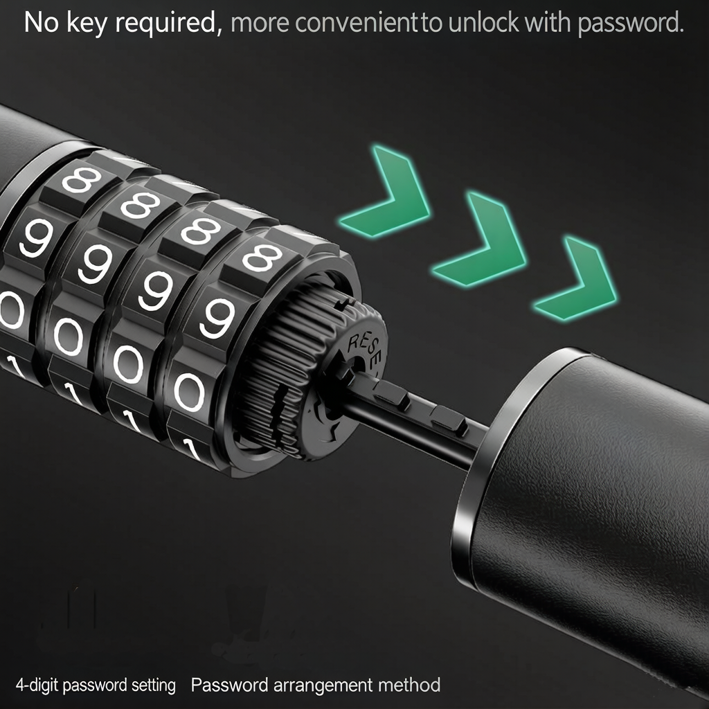 Steel Cable Helmet Lock for Bi - Chain Lock Combination 评论和价格