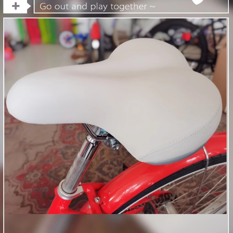 Bicycle Saddle White Color Wit - Cycling In City 评论和价格