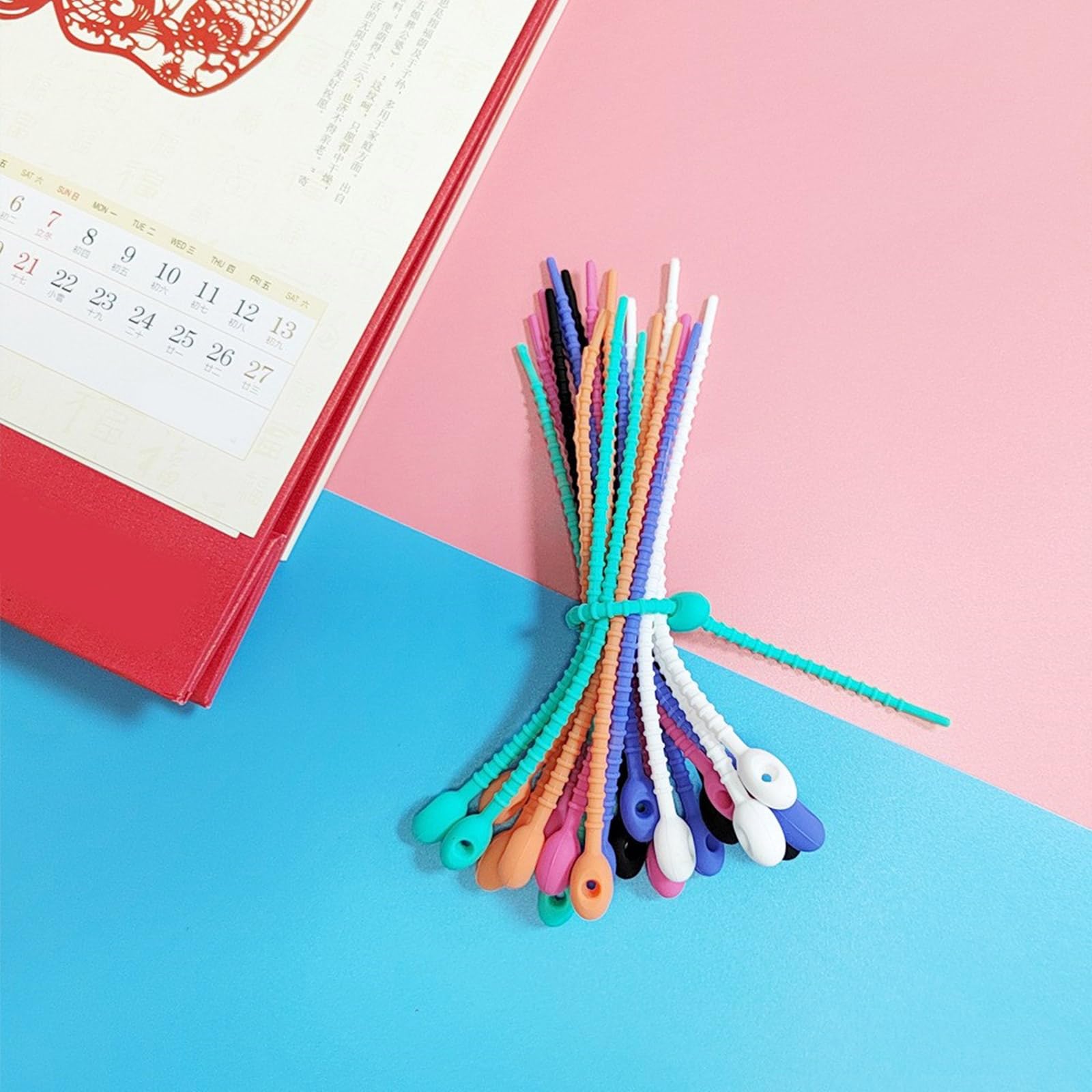 Silicone Cable Ties, 30PCS Reu - Cable Lock Flexible 评论和价格
