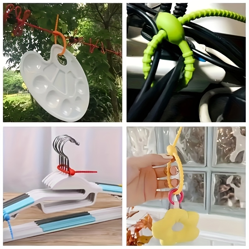 Silicone Cable Ties, 30PCS Reu - Cable Lock Flexible 评论和价格