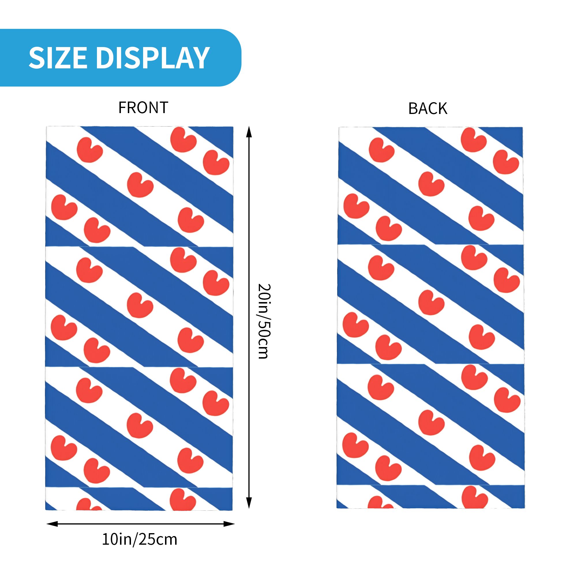 Friesland Flag Bandana  Vintag - Commuting By Bike 评论和价格