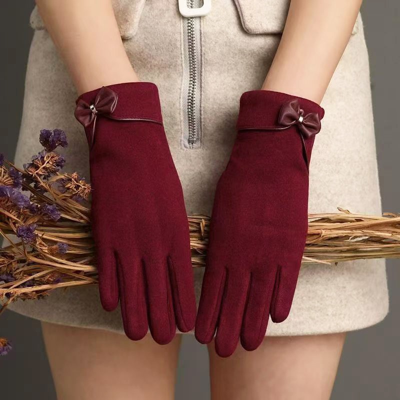 Winter Women's Bow Touch Scree - Cycling Commute Essentials 评论和价格