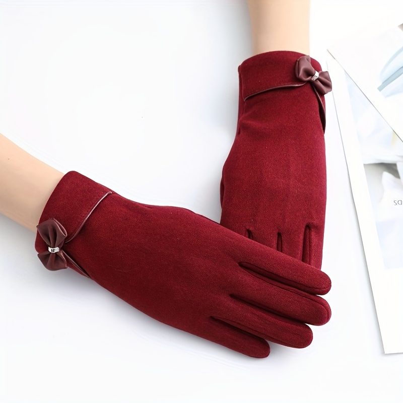 Winter Women's Bow Touch Scree - Cycling Commute Essentials 评论和价格