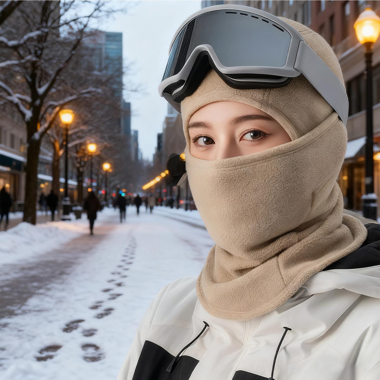 Winter Face Masque Neck Warmer - Winter Cycling Commute Gear 评论和价格
