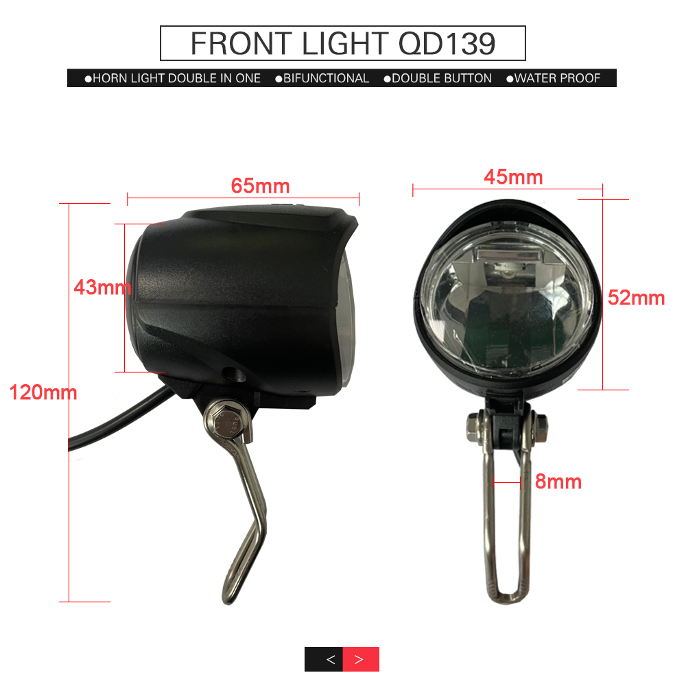 Ebike Light and Horn Switch, H - Bike Light Front Rear 评论和价格