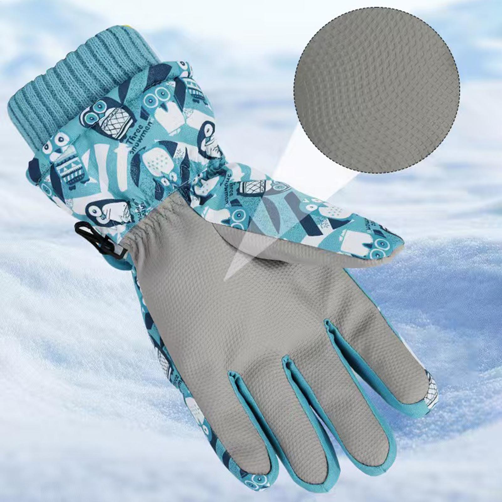 Kids Waterproof Gloves Insulat - Winter Cycling Commute 评论和价格