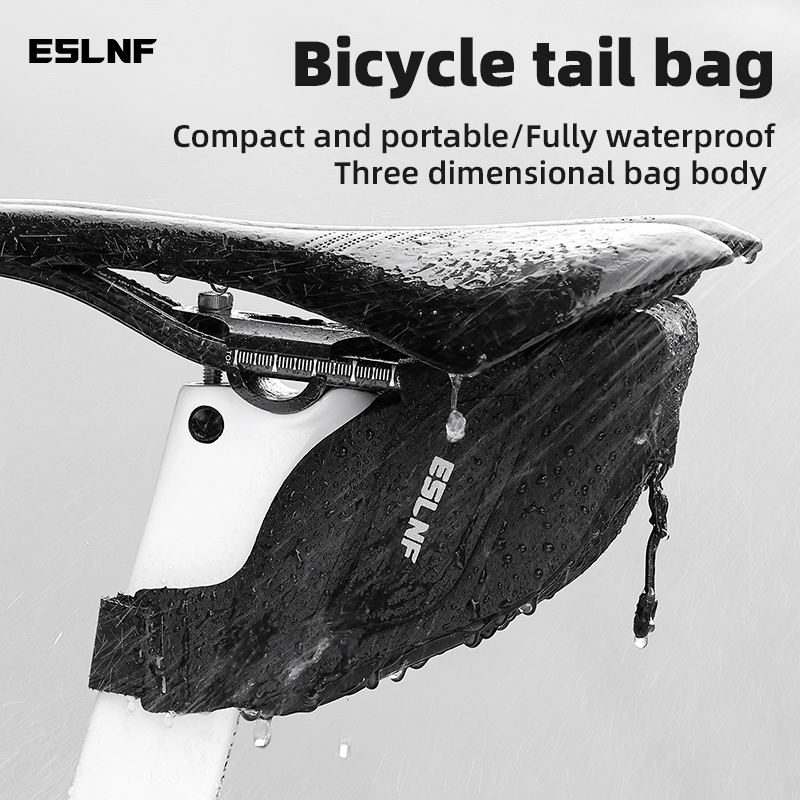 Waterproof Bike Saddle Tail Ba - Cycling Commute Bag 评论和价格