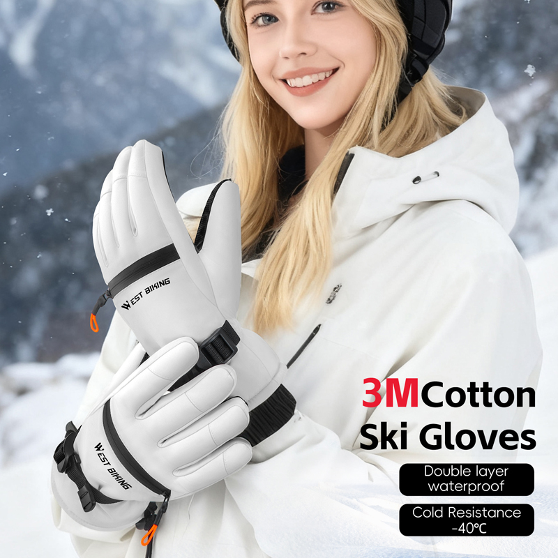 WEST BIKING 3M Cotton Ski Glov - Winter Cycling Commute Gear 评论和价格