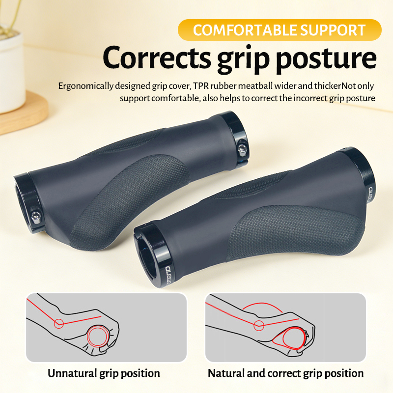 Bicycle Handlebar Grips TPR Ru - Cycling In City 评论和价格