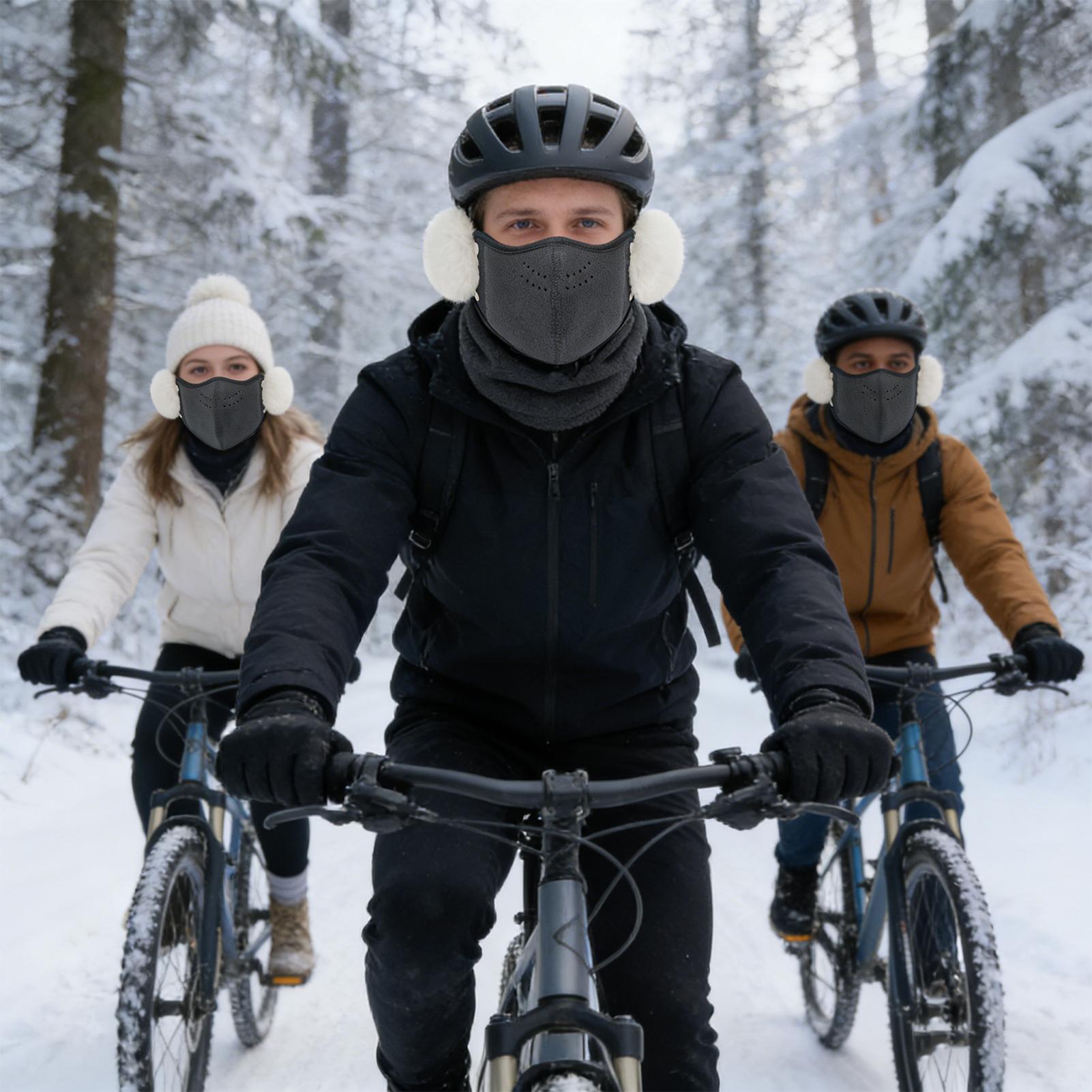 Winter Face Cover Windproof Th - Winter Cycling Commute 评论和价格