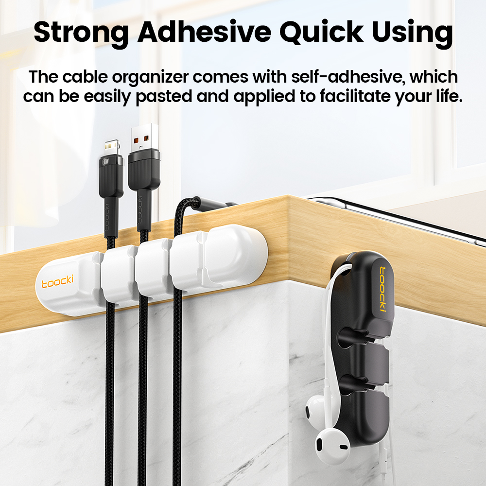 Toocki Cable Organizer 3 5 7 H - Cable Lock Flexible 评论和价格