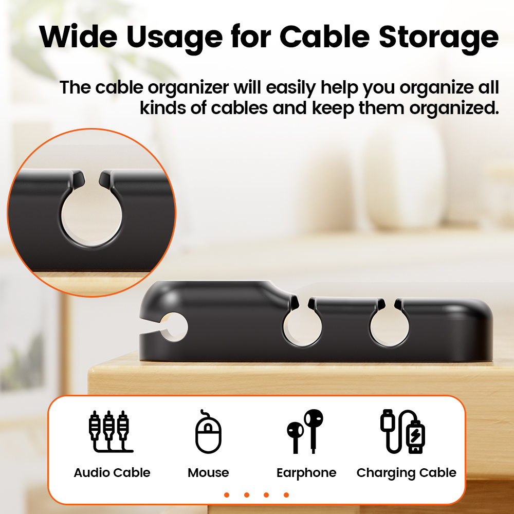 Toocki Cable Organizer 3 5 7 H - Cable Lock Flexible 评论和价格