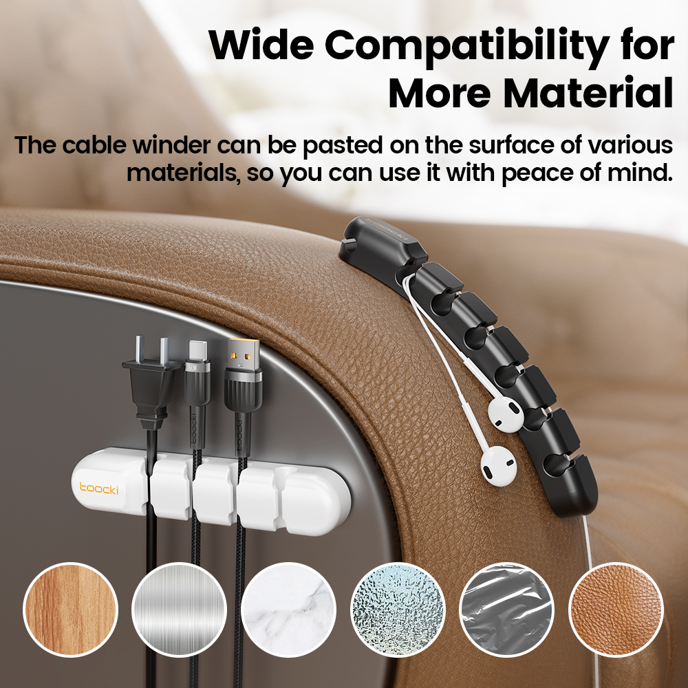 Toocki Cable Organizer 3 5 7 H - Cable Lock Flexible 评论和价格