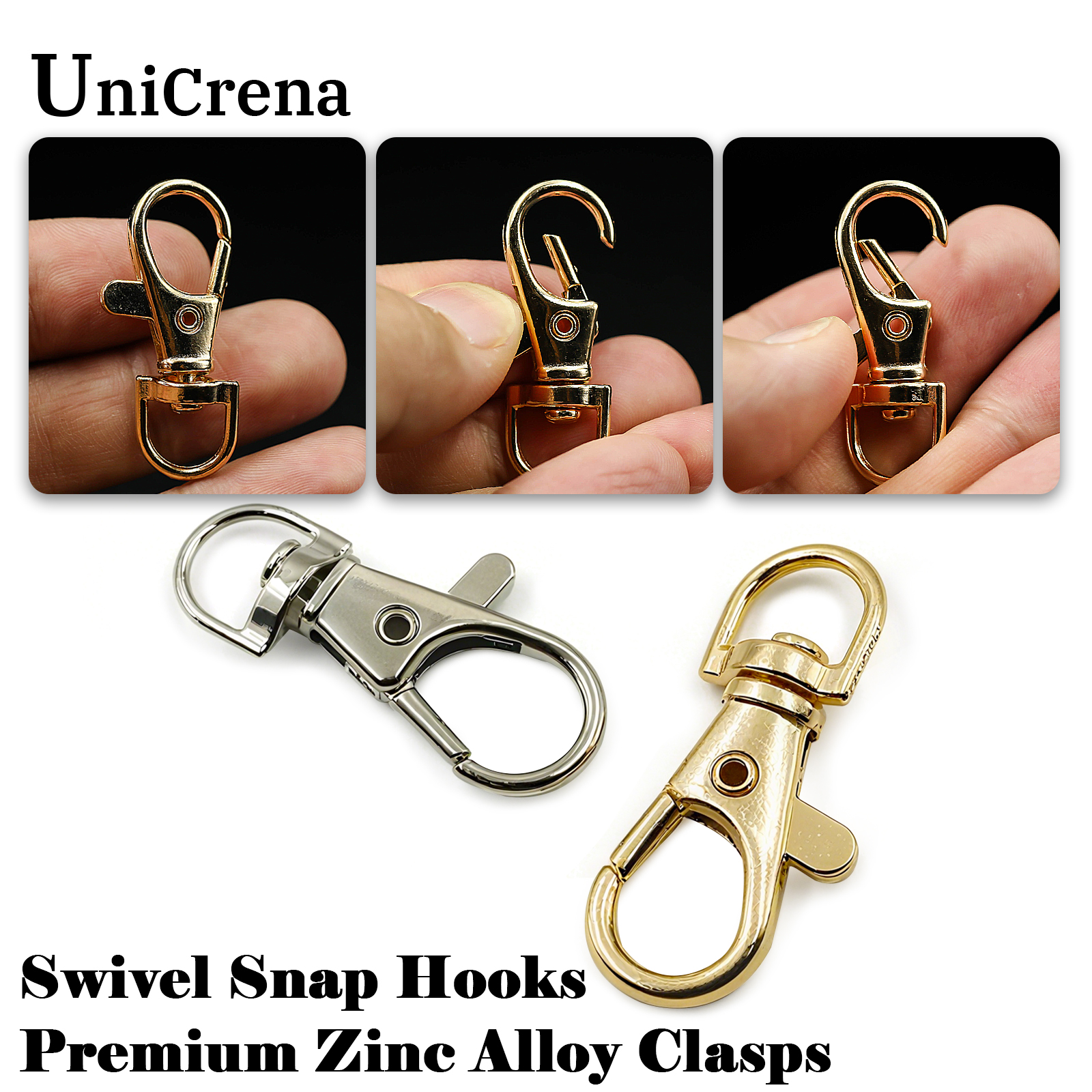 UniCrena Swivel Snap Hooks Lob - Chain Lock Combination 评论和价格