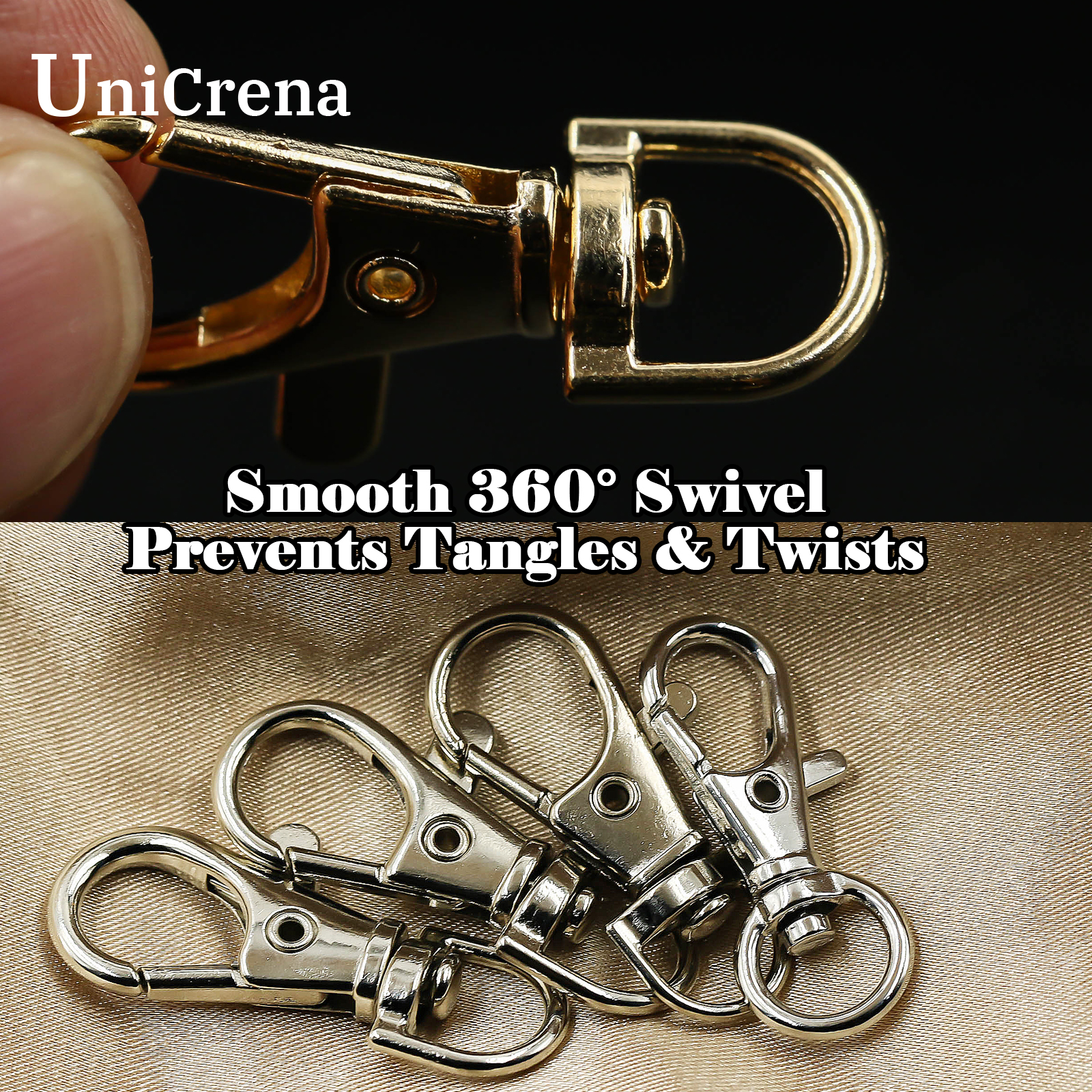 UniCrena Swivel Snap Hooks Lob - Chain Lock Combination 评论和价格