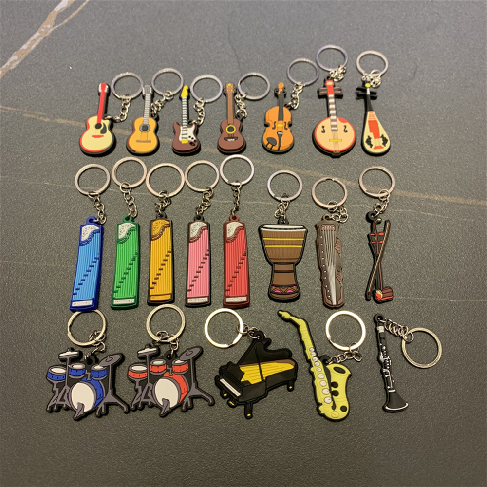Cute Musical Instrument Keycha - Chain Lock Combination 评论和价格