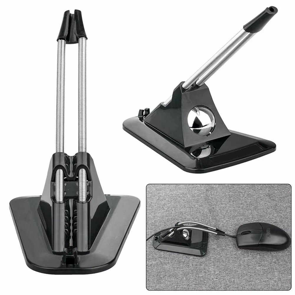 Mouse Cable Holder Computer PC - Cable Lock Flexible 评论和价格
