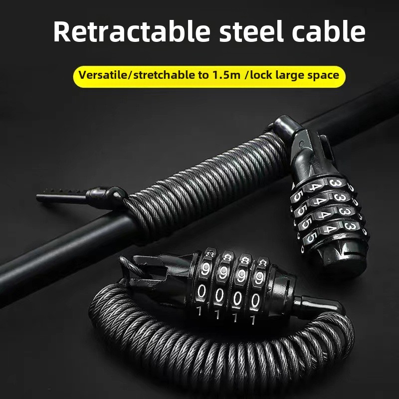 For Motorcycle Bicycle Anti-Th - Chain Lock Combination 评论和价格