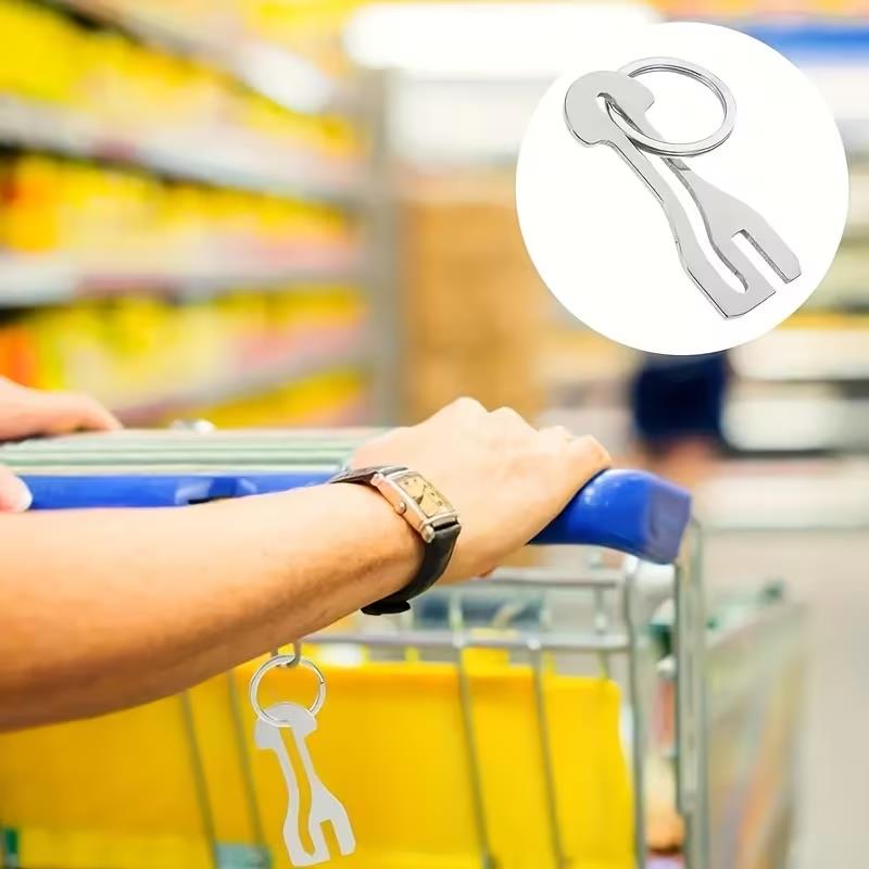 2pcs Reusable Shopping Cart To - Chain Lock Combination 评论和价格