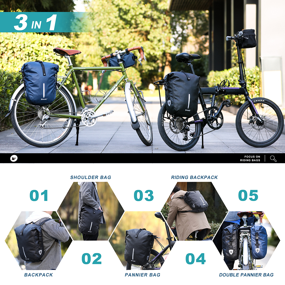 Rhinowalk Waterproof Bike Pann - Cycling Commuter Backpack 评论和价格