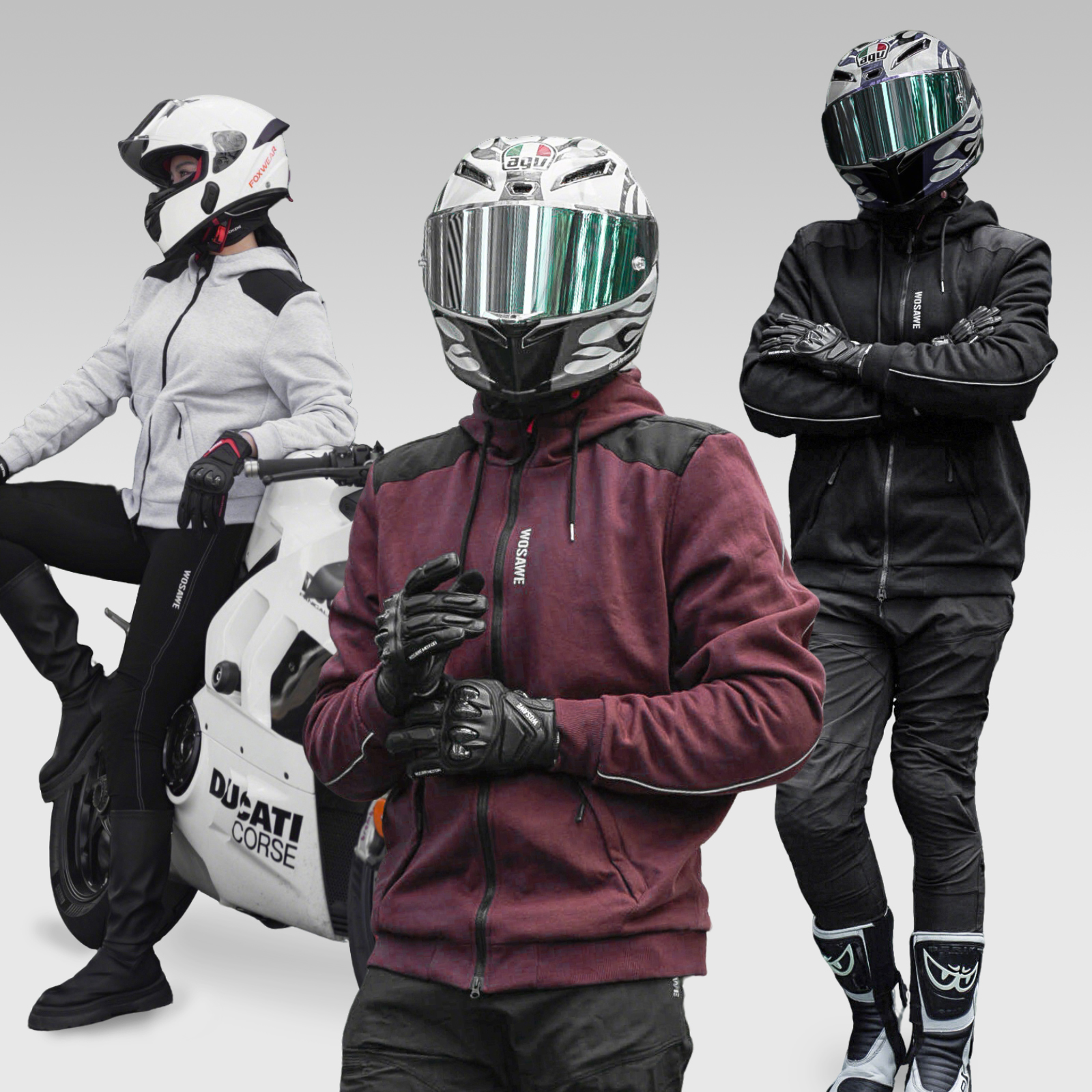 WOSAWE New Motorcycle Jacket W - Cycling Commute Jacket 评论和价格