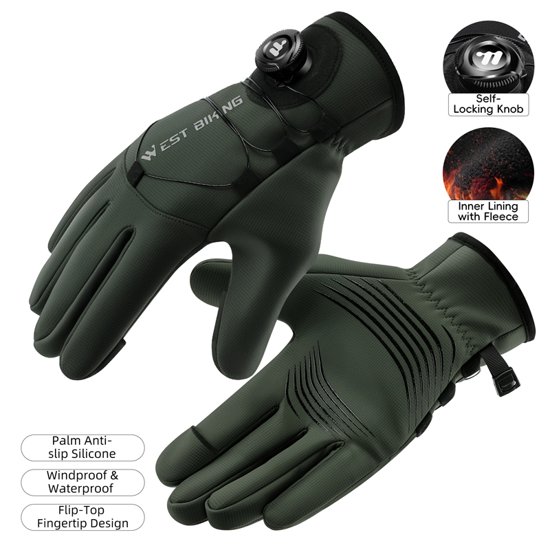 Winter Bike Gloves Magnetic Qu - Winter Cycling Commute 评论和价格