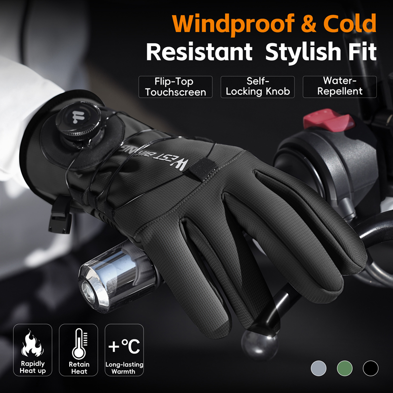 Winter Bike Gloves Magnetic Qu - Winter Cycling Commute 评论和价格
