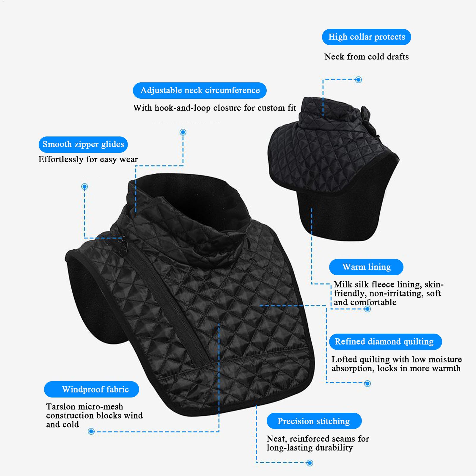 Motorcycle Neck Gaiter Breatha - Winter Cycling Commute 评论和价格
